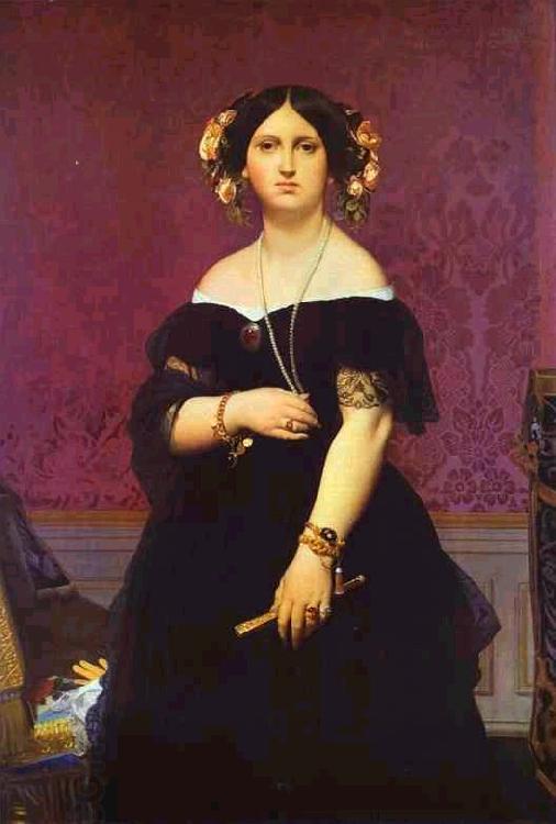 Jean Auguste Dominique Ingres Portrait of Madame Moitessier Standing China oil painting art
